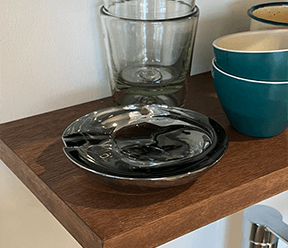 佃企画 GLASS ASHTRAY　Small/Gray