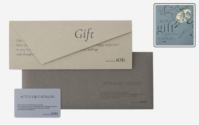 ACTUSギフトカタログ SORAと交換